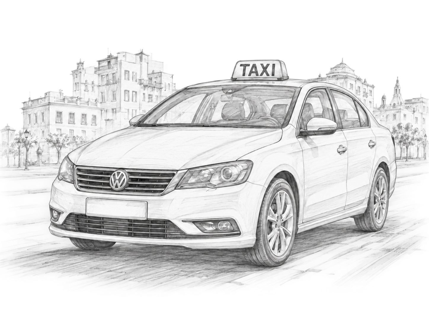 Ilustración de Taxi